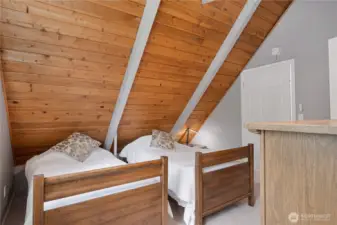 2nd bedroom is upstairs.