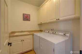 Main floor laundry room.