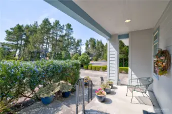 Covered front porch