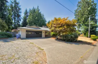 Two car garage
