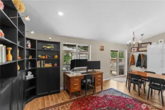 Sellers are using the Dining Room as office space, but you can see how large this space is!
