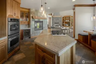 This kitchen truly has is all...