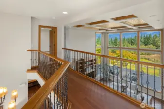 Catwalk on upper level