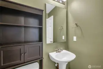 Main floor powder room