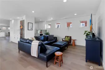 Family room for informal entertaining