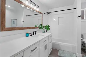 Guest bath for downstairs bedrooms