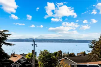 Olympic Mountains, Puget Sound - boats, ships, the orca...heaven!
