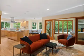 Cozy sitting area