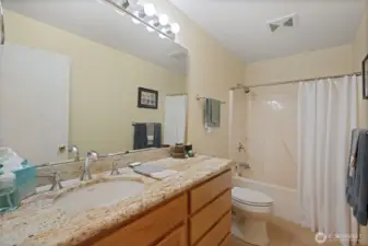 Full bath on lower level
