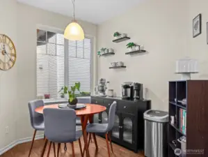 A large window gives you plenty of natural light, which you'll notice throughout the home as well.