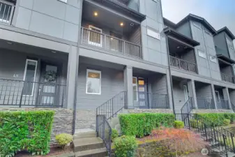 Immaculate 3 bed, 3.5 bath 2,107SqFt townhome in Braemar West.  Located near the back of the community for a quiet location near guest parking.  This unit features three spacious ensuite bedrooms, two on the upper level including the primary, and one on the main level.  Two car attached garage (not tandem).