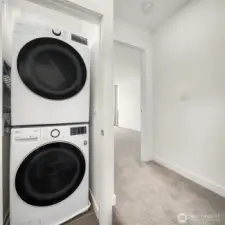 In-unit laundry.