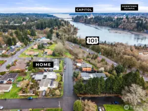 Desirable loaction: mountain and capitol views, Tumwater schools and super convenient for shopping, schools, parks and commuters.