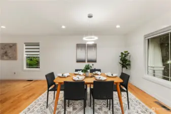 Open dinning space