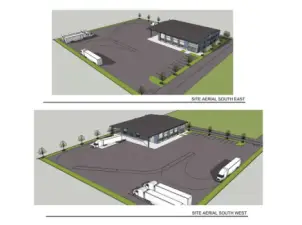 Potential warehouse rendering.