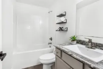 Secondary bathroom