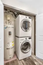 In-unit washer/dryer