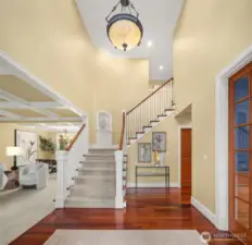 Step inside to discover exquisite craftsman details, including box beam ceilings, Brazilian cherry hardwood floors, and an ideal floor plan designed for both comfort and functionality.