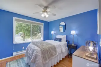 Guest bedroom 1. Located on main floor with South facing window.