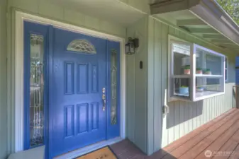 Fresh exterior paint and composite front decking.