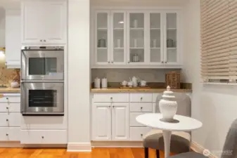 Yet another beautiful example of the high quality workmanship in the built in cabinetry.