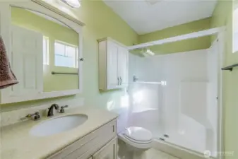 Bath in primary bedroom