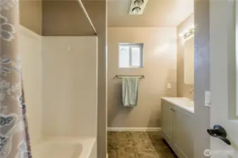Upstairs bath.