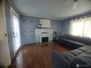 Fireplace has Electric Insert