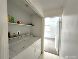 Utility room in apartment