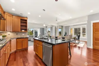 Natural light is abundant throughout this home.