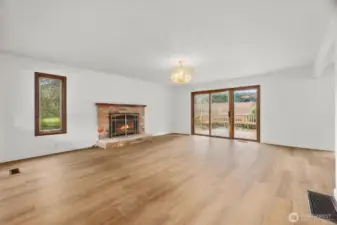 Propane insert to create a cozy space