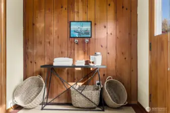 Laundry area is spacious