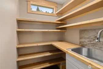 Pantry with Prep sink