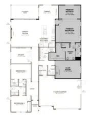 3-Bedroom Darius Floor Plan