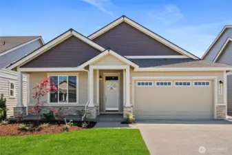 Welcome home to the Hemlock! A luxury rambler that features 1856 sq ft of living space with 3 bedrooms, 2 bathrooms. Home is complete and move in ready! Located at 9621 7th Ave SE (Lot 254) In Steilacoom Ridge)