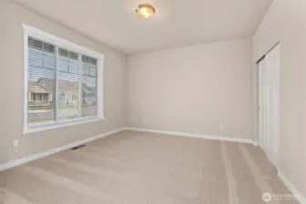 3rd bedroom or den option, always with reach-in closet.