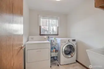 Utility sink in Laundry room
