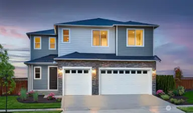 Photos are of Yorktown model home. Colors and options may vary.