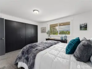 First bedroom down the hall way.