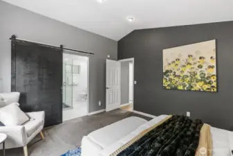 Private completely updated Primary suite.