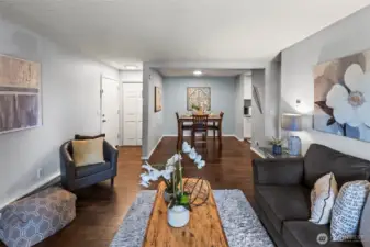 Nice and open floor plan makes it easy to live here.