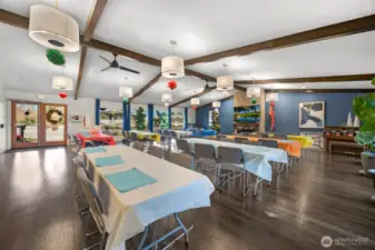 Party room - no cost to host parties