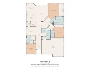 Floor Plan square footage is not per county records.