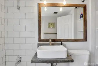 Remodeled main floor bathroom