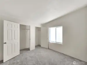 Comfortable secondary bedroom with great natural light and flexible space for guests, hobbies, or a home office.