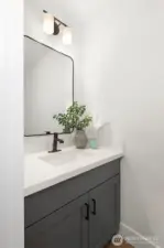Powder room on first floor - this home offers a bathroom on every level.