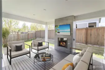 Signature Outdoor Room - Virtually Staged
