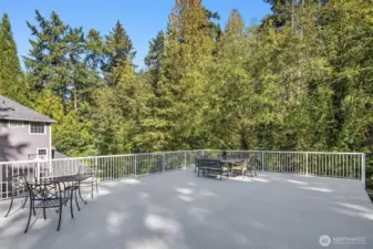 Roof top deck for soaking in the sun.