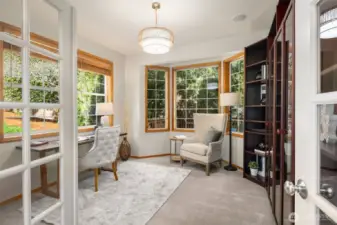 Main floor office.