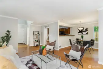 Spacious Main floor living area